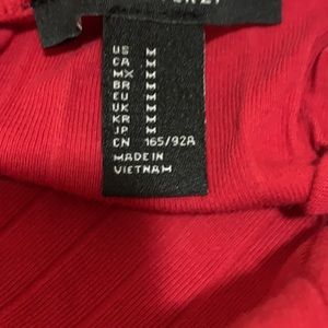 Forever 21 red dress M